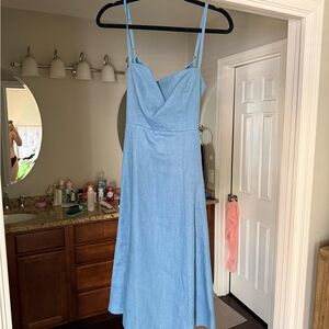 Reformation starfruit linen dress - altered